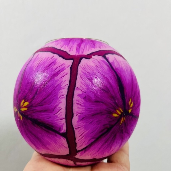 VTG 90s Magic Glowing Candle Handmade Purple Approx 4” Diameter NIB RARE FIND - Picture 6 of 6